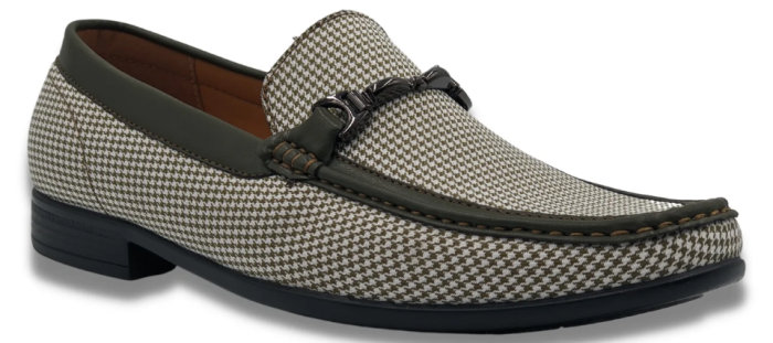 Montique Men's Fashion Dress Shoe - Houndstooth