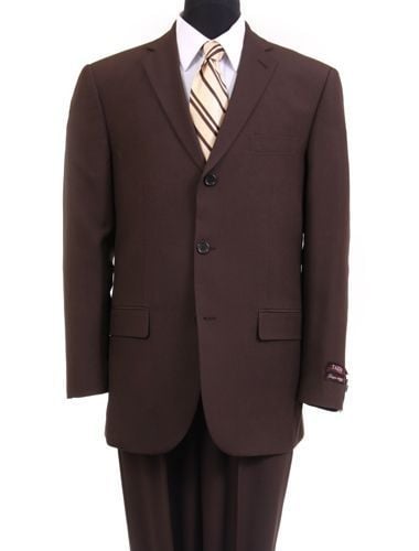 CCO Men's 2 Piece Outlet Suit - Non Vented 3 Button Jacket