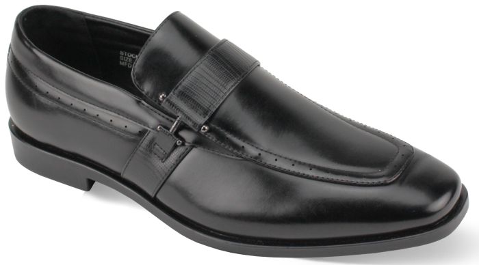 Antonio Cerrelli Men's Standard Fit Fashion Dress Shoe - Textured Strap