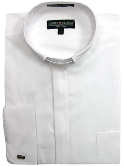 Daniel Ellissa Men's Clergy Dress Shirt - Solid Color