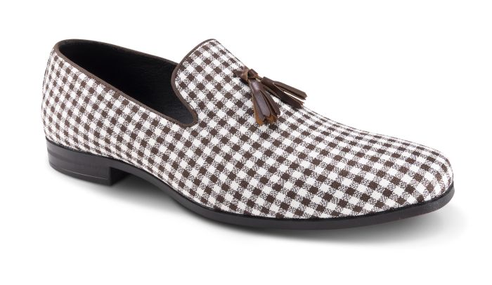 CCO Men's Fashion Loafer - Textured Plaid
