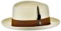 Bruno Capelo Men's Godfather Straw Dress Hat - Homburg Style