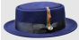 Bently Men's Porkpie Style Wool Hat - Bold Ribbon