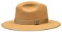 Bruno Capelo Men's Australian Wool Fedora Hat - 3 Inch Wide Brim