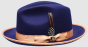 Bruno Capelo Men's 100% Australian Wool Fedora Hat - Felt Finish