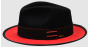 Bruno Capelo Men's Australian Wool Fedora Hat - Suede Accents