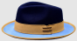 Bruno Capelo Men's Australian Wool Fedora Hat - Suede Accents