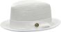 Bruno Capelo Men's Fedora Style Straw Hat - Center Dent