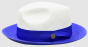 Bruno Capelo Men's Pinch Front Fedora Style Straw Hat - Snap Brim