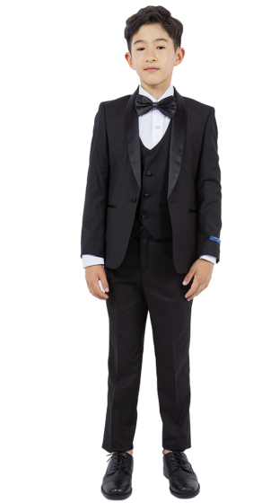 Black Boys Suit Set Dress Boy