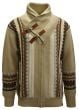 Silversilk Men's Sweater - Double Buckle Collar
