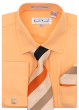 Karl Knox Men's French Cuff Shirt Set - Bold Stripes