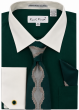 Hunter Green Mens Dress Shirts Button Up Shirt for Men