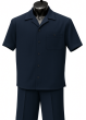 Navy Blue Leisure Suit Clothing Suit for Men