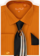 Karl Knox Men's French Cuff Fashion Shirt Set - Subtle Stripe