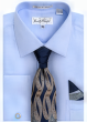 Karl Knox Men's French Cuff Fashion Shirt Set - Printed Tie and Handkerchief