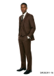 Brown Suit Three Piece Suit Men's Suits