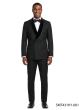 Black Tux Mens Double Breasted Tuxedo Velvet Shawl Lapel