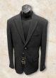 Black Blazer Peak Lapel Sports Jacket for Men