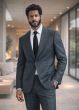 Statement Men's Outlet 2 Piece 100% Wool Modern Fit Suit - Pic Stitching