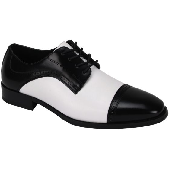 Giorgio Venturi Men's Leather Dress Shoe - Wide Width Classic 