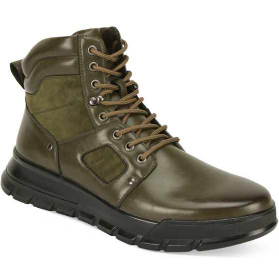 Brooklyn 718 Men's Fashion Ankle Boot - Combat Boot Style