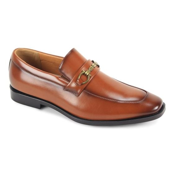 Cognac Shoe Slip On Dress Shoes Mens Loafers