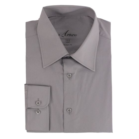 ARTURO Modern Fit Long Sleeve Lilac Dress Shirt main image 1