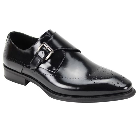 CCO Men's Outlet Leather Dress Shoe - Sleek Leather Buckle