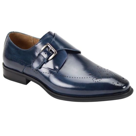 CCO Men's Outlet Leather Dress Shoe - Sleek Leather Buckle