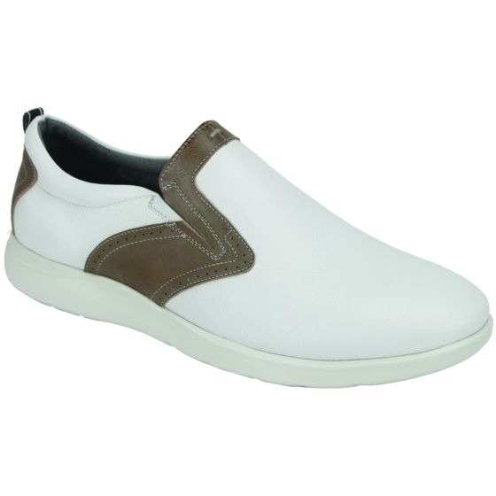 Giovanni Men's Leather Athleisure Shoe - Slip On Style