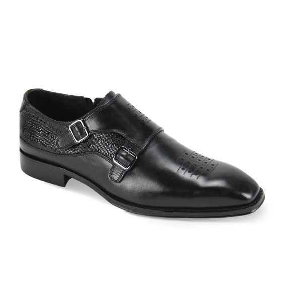 Giovanni Men's Slip On Dress Shoe - Layered Textures
