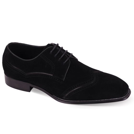 Giovanni Men's Outlet Suede Dress Shoe - Perforated Design
