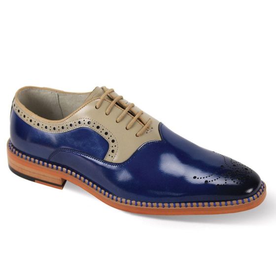 CCO Men's Outlet Leather Dress Shoe - Accent Color Panel