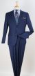 navy Mens Suits 2 Piece Suit Notch Lapel