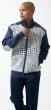Silversilk Men's Sweater - Multi Patterned