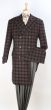 Apollo King Men's 3/4 Length Top Coat - Notch Lapel