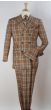 Apollo King Men's 3pc 100% Wool Outlet Double Breasted Suit - Fashion Design