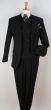 Apollo King Men's Outlet 3pc 100% Wool Suit - 6 Button High Fashion Vest