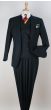 Apollo King Men's Outlet 3pc 100% Wool Suit - 6 Button High Fashion Vest