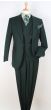 Apollo King Men's Outlet 3pc 100% Wool Suit - Slanted Fashion Vest