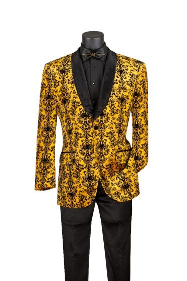 Vinci Men's 2 Button Sport Coat  - Luxurious Velvet