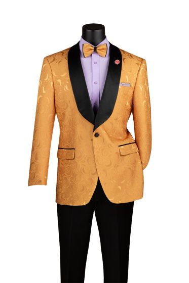 CCO Men's Outlet 1 Button Sport Coat - Floral Pattern