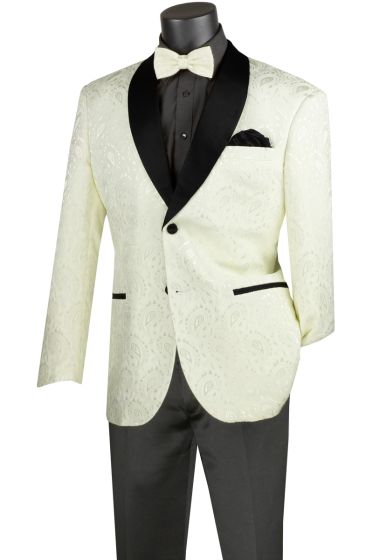 Vinci Men's 2 Button Sport Coat  - Vibrant Jacquard