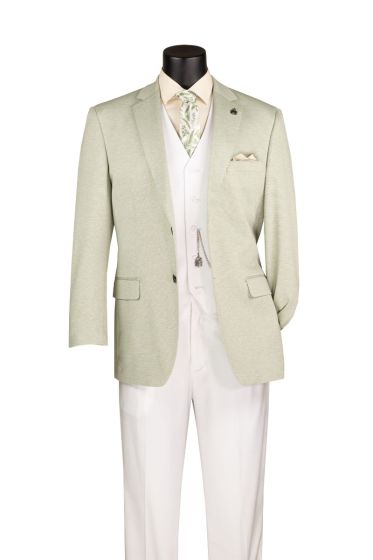 Light Green Blazer Stretch Jackets for Men