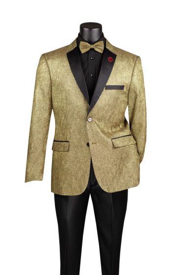 Vinci Men's 2 Button Sport Coat - Sequin Design