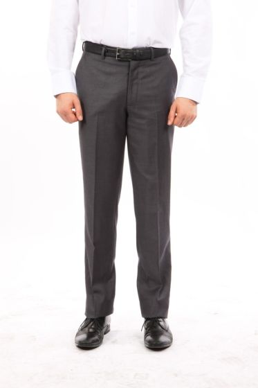 Zegarie Men's Flat Front Pants - Wool Slim Fit