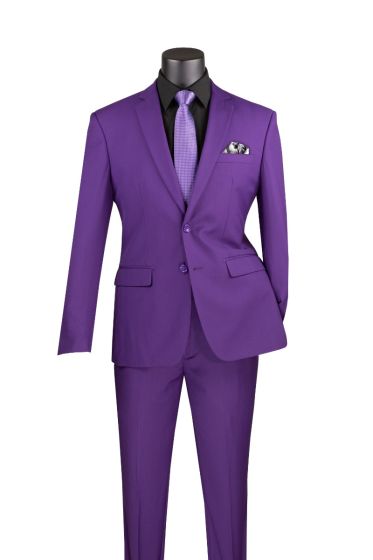 CCO Men's Outlet 2 Button Slim Fit Suits - Simply Stylish