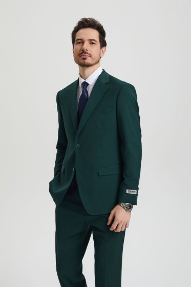 CCO Men's 3 Piece Outlet Executive Suit - Notch Lapel