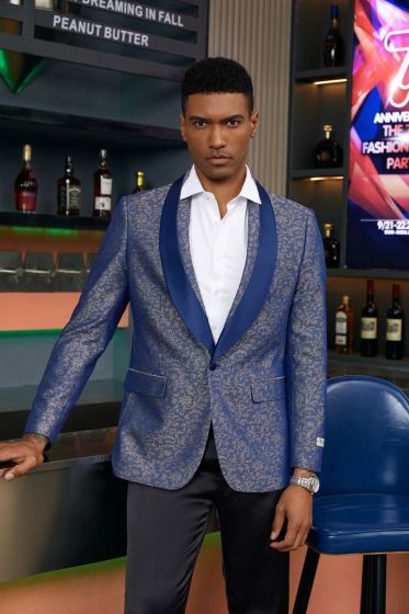 CCO Men's Outlet Hybrid Fit Sport Coat - Textured Paisley